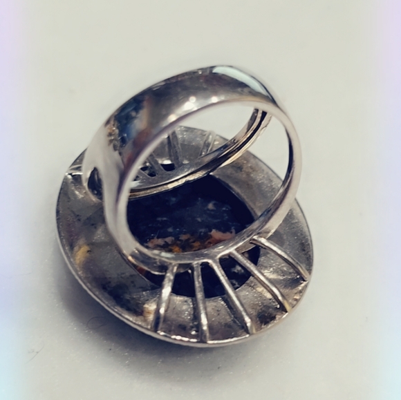 💫 Australian Agate Sterling Silver Gemstone Ring Sz 6